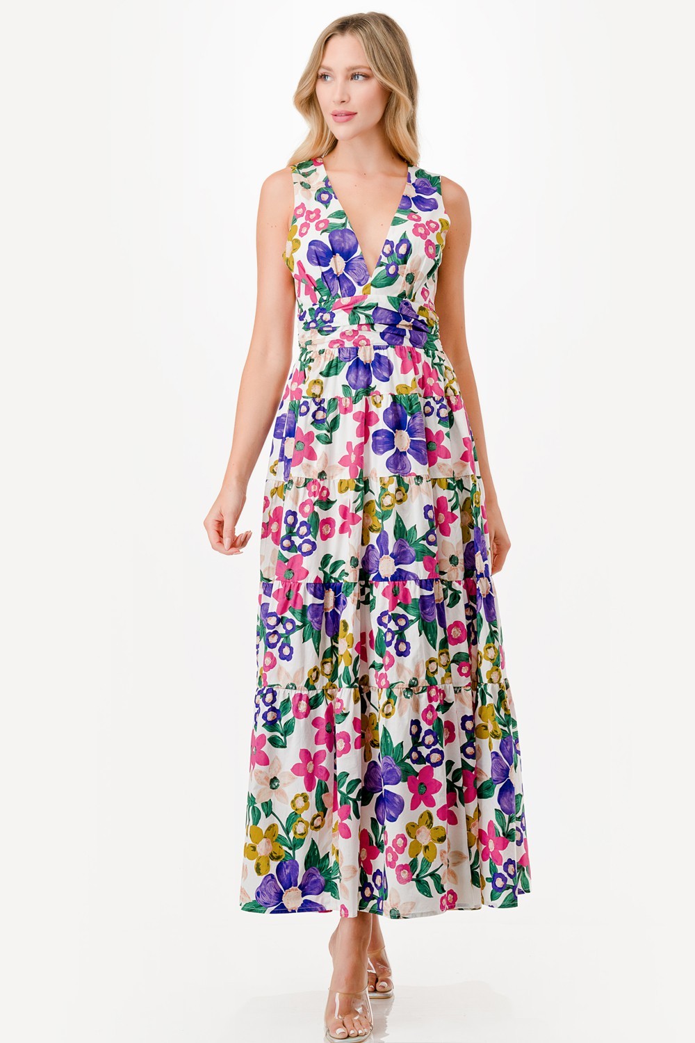 Floral Print Maxi Dress