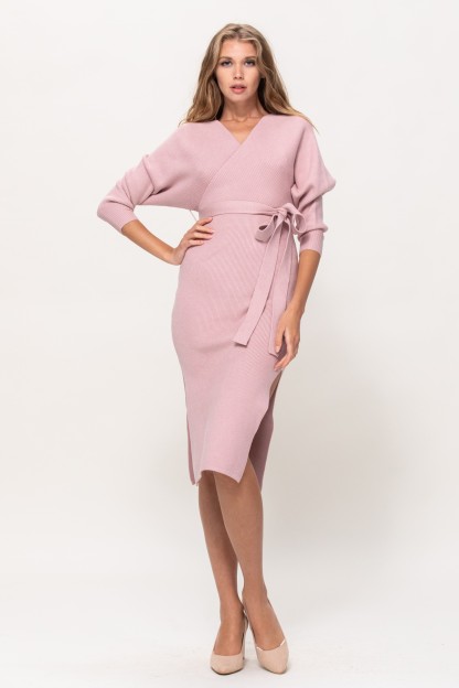 Knit Sweater Midi Dress