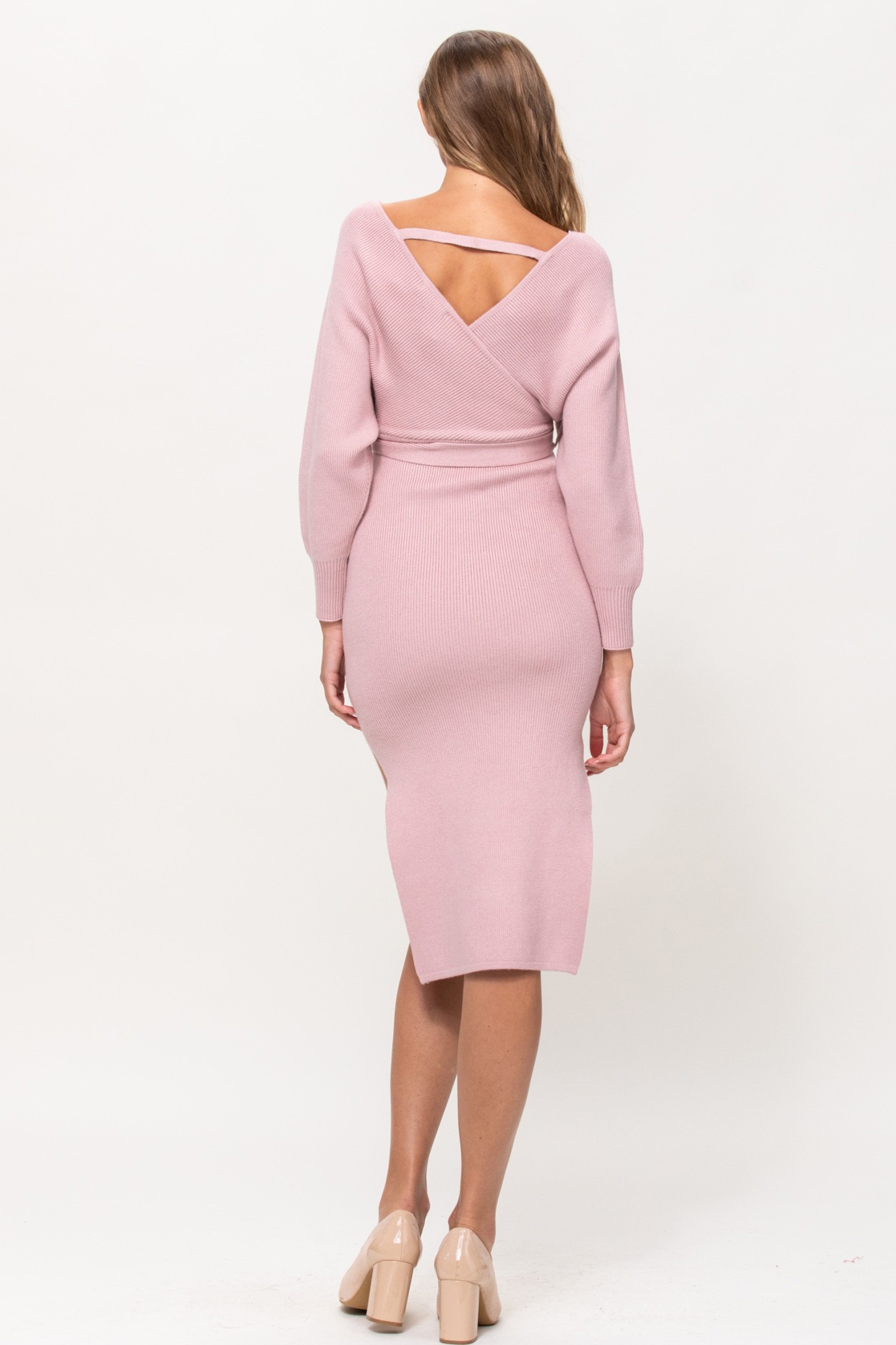 Knit Sweater Midi Dress