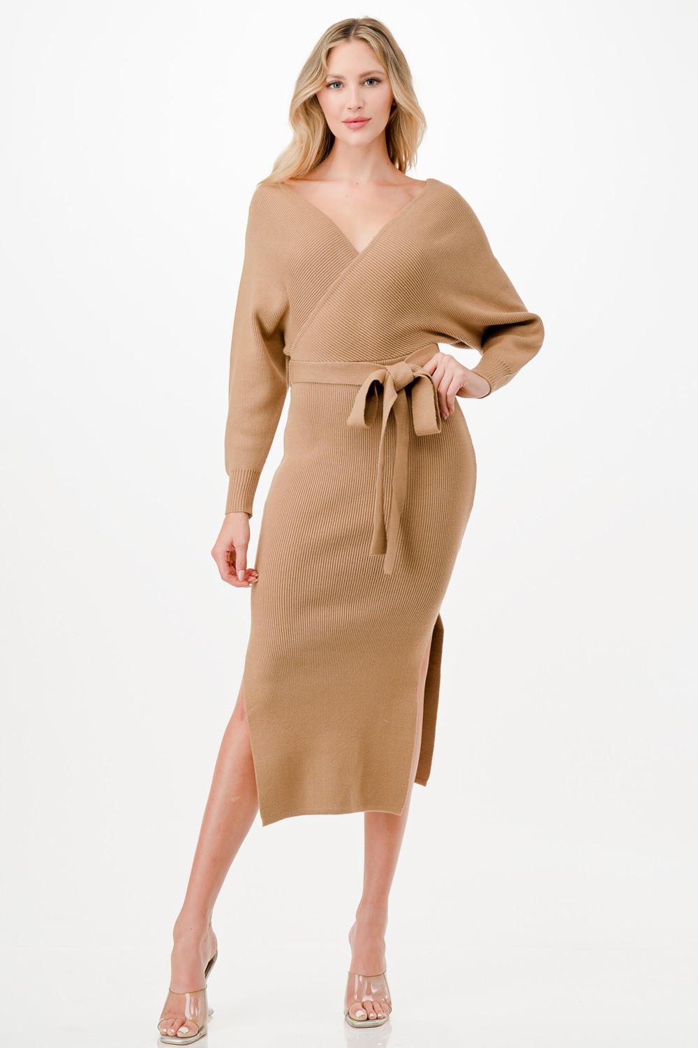 Knit Sweater Midi Dress