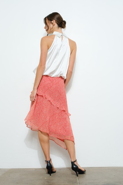 Halter Blouse With Beaded Embellishments #23605585