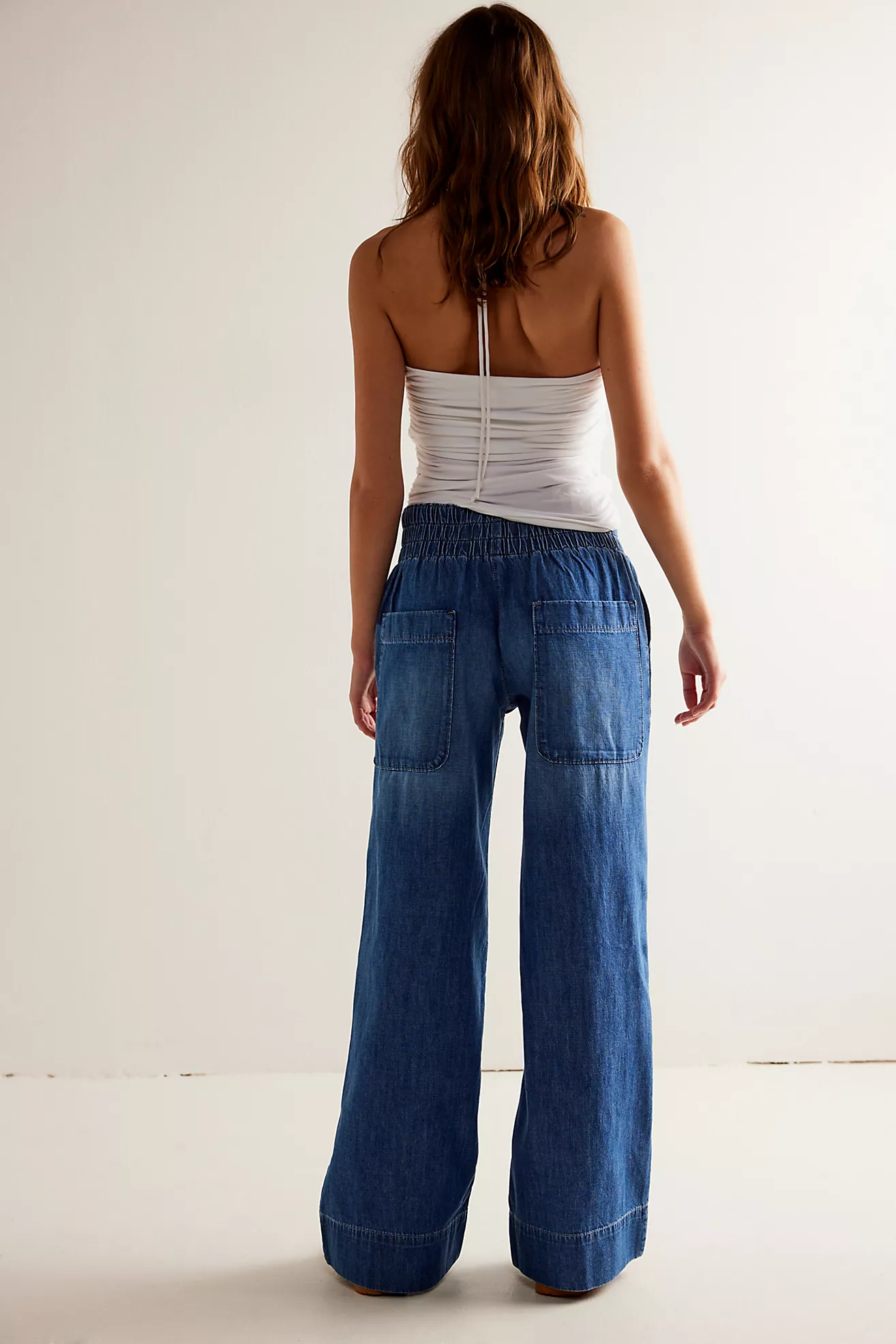 Breezy Denim Pull-On Jeans (Buy 2 Free Shipping)