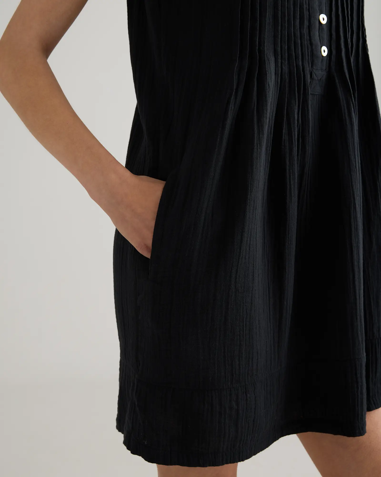 Gauze Sleeveless Swing Dress (Buy 2 Free Shipping)