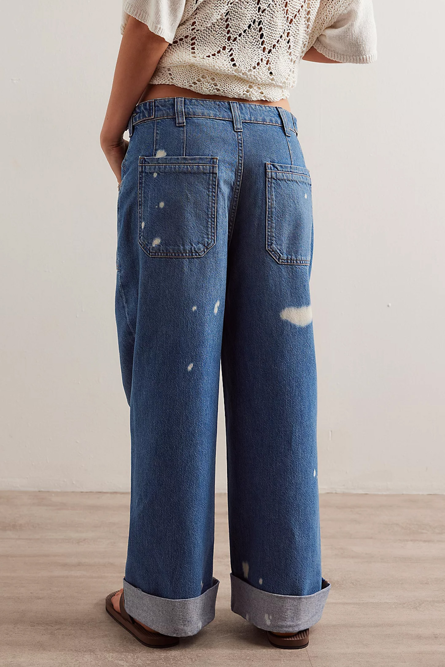 Summer Palmer Cuffed Jeans(BUY 2 FREE SHIPPING)