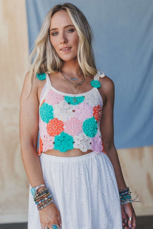 Daisy  Crochet Top