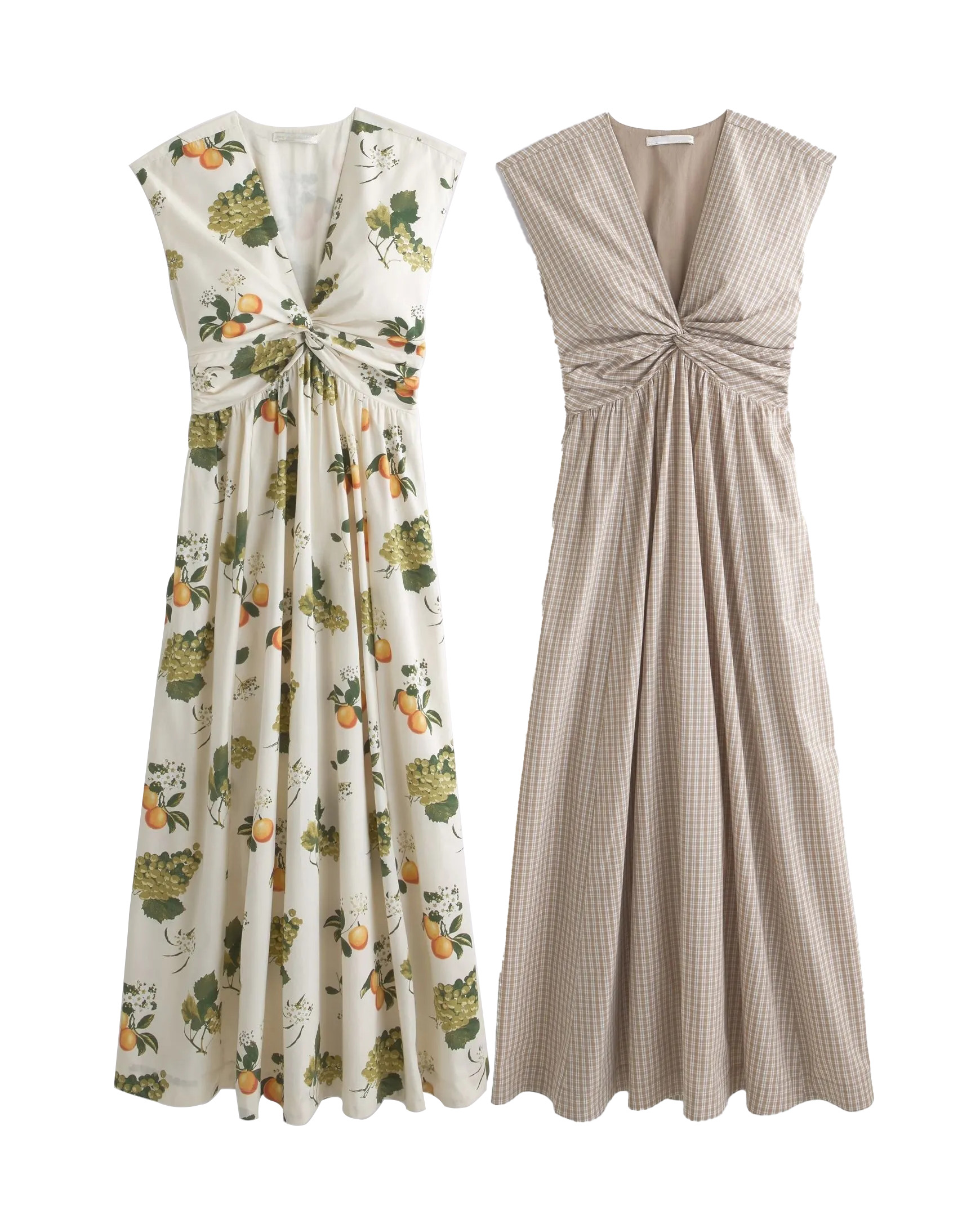 Twist-Front Maxi Dress (Buy 2 Free Shipping)