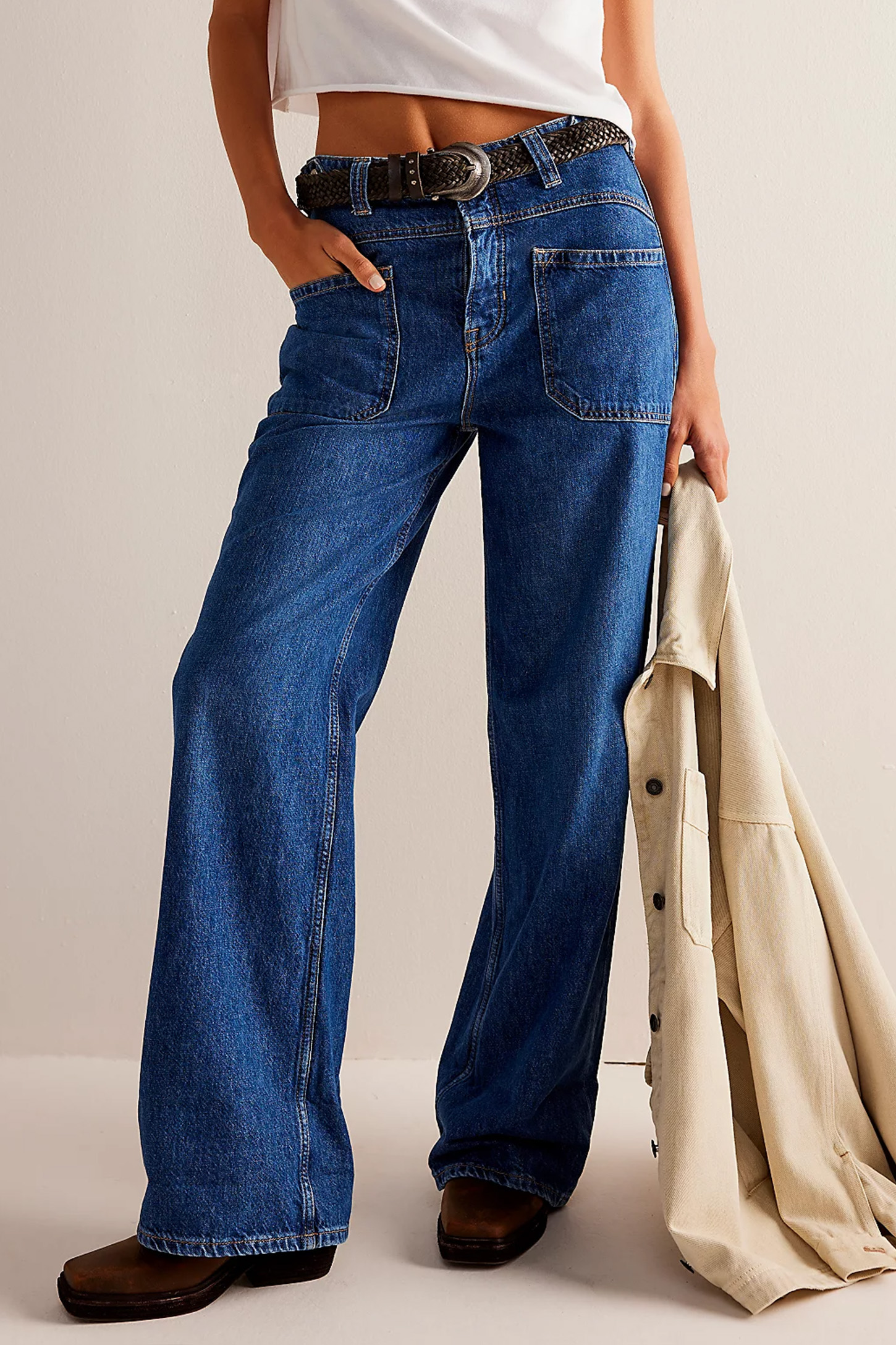 Summer Palmer Cuffed Jeans(BUY 2 FREE SHIPPING)