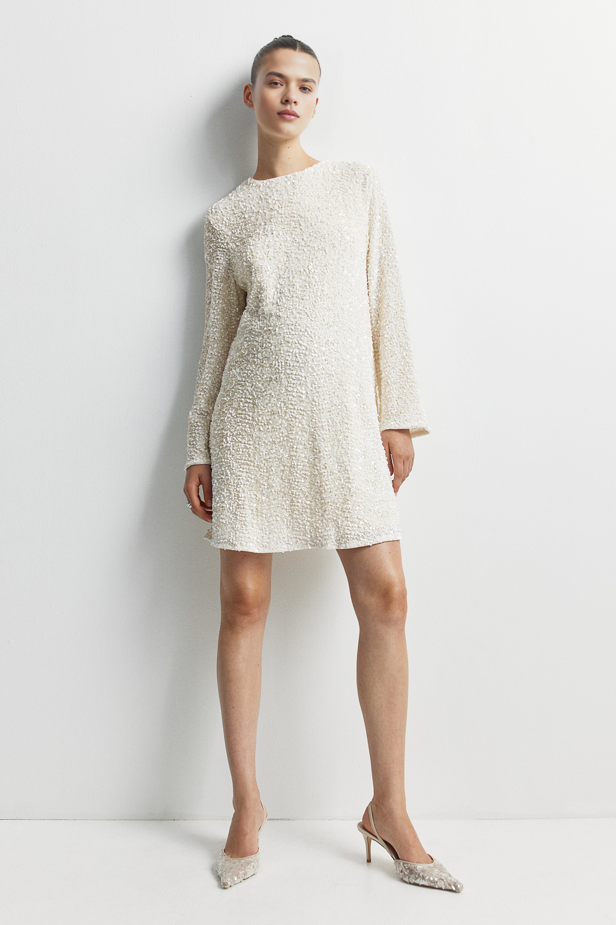 Sequined Tie-back Dress (Buy 2 Free Shipping)