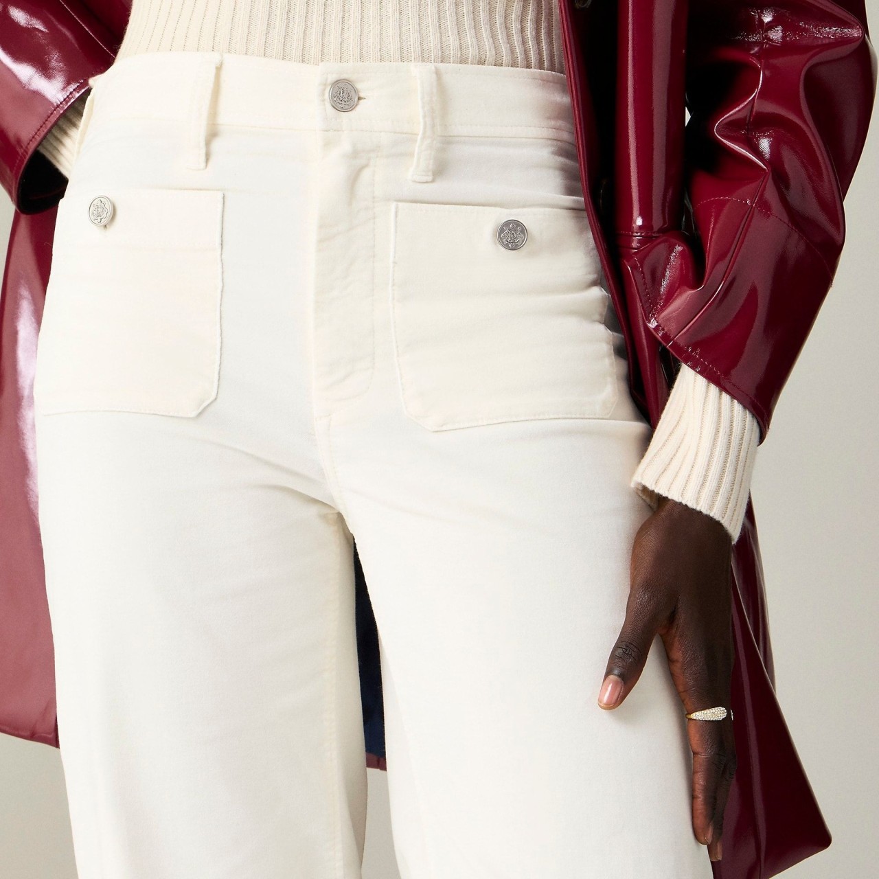 Tummy Control Sailor Wide Leg Trouser (Buy 2 Free Shipping)