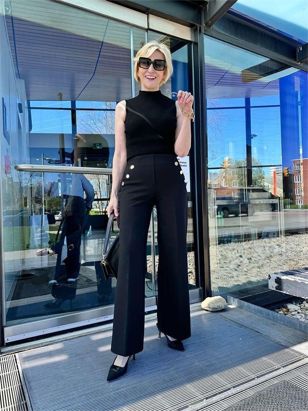 Tummy Control Button Wide Leg Pant(BUY 2 FREE SHIPPING)