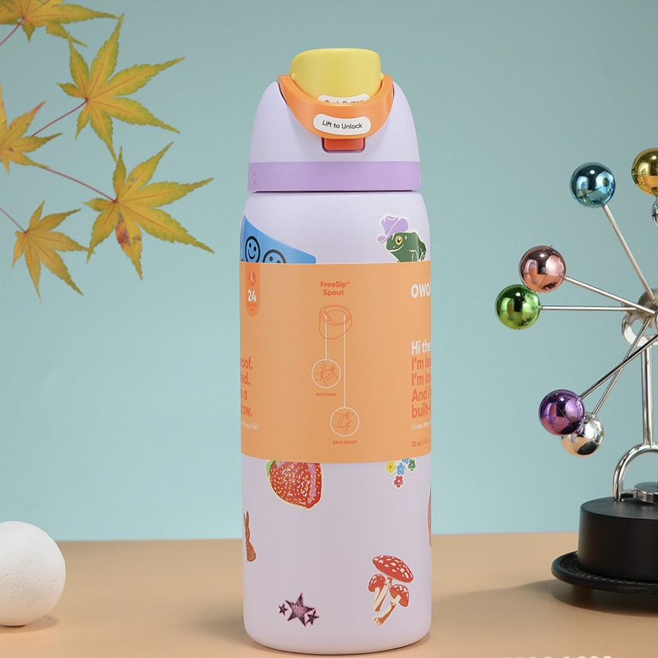 Owala Picnic Dreams FreeSip 32oz Water Bottle (Buy 3 Free Shipping)