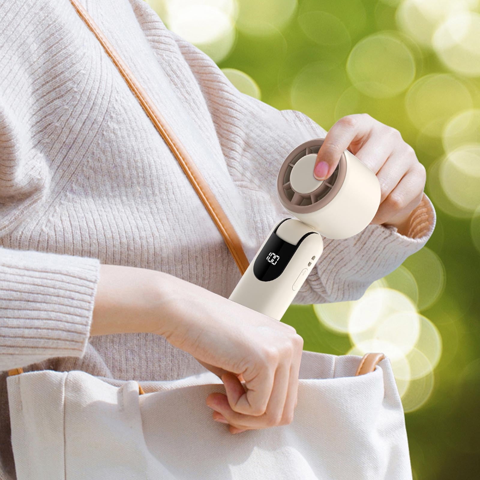 Portable Ice Cooling Handheld Fan(Buy 2 Free Shipping)