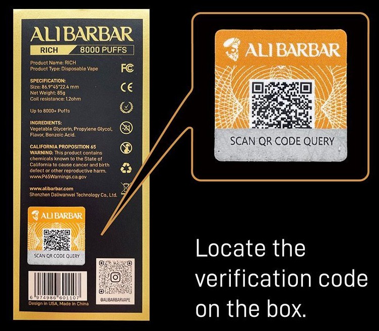 Locate the Verification Code