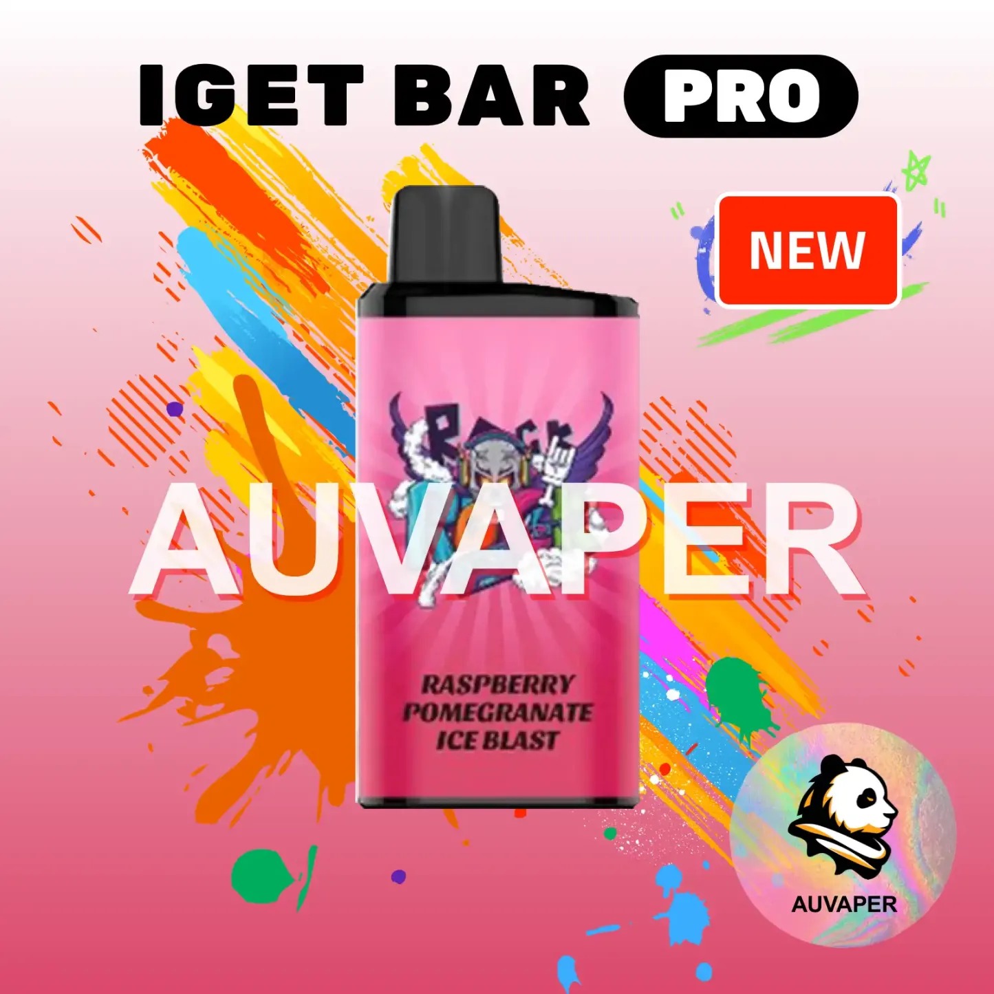 Rashberry pomegrante ice blast Iget Bar Pro