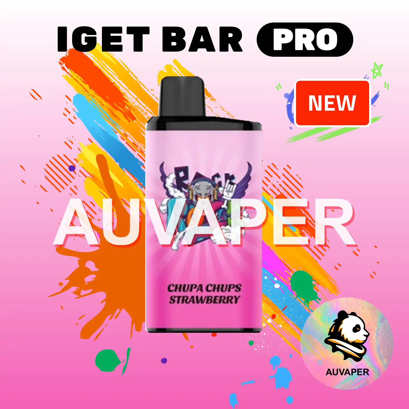 Chupa Chups Strawberry Iget Bar Pro