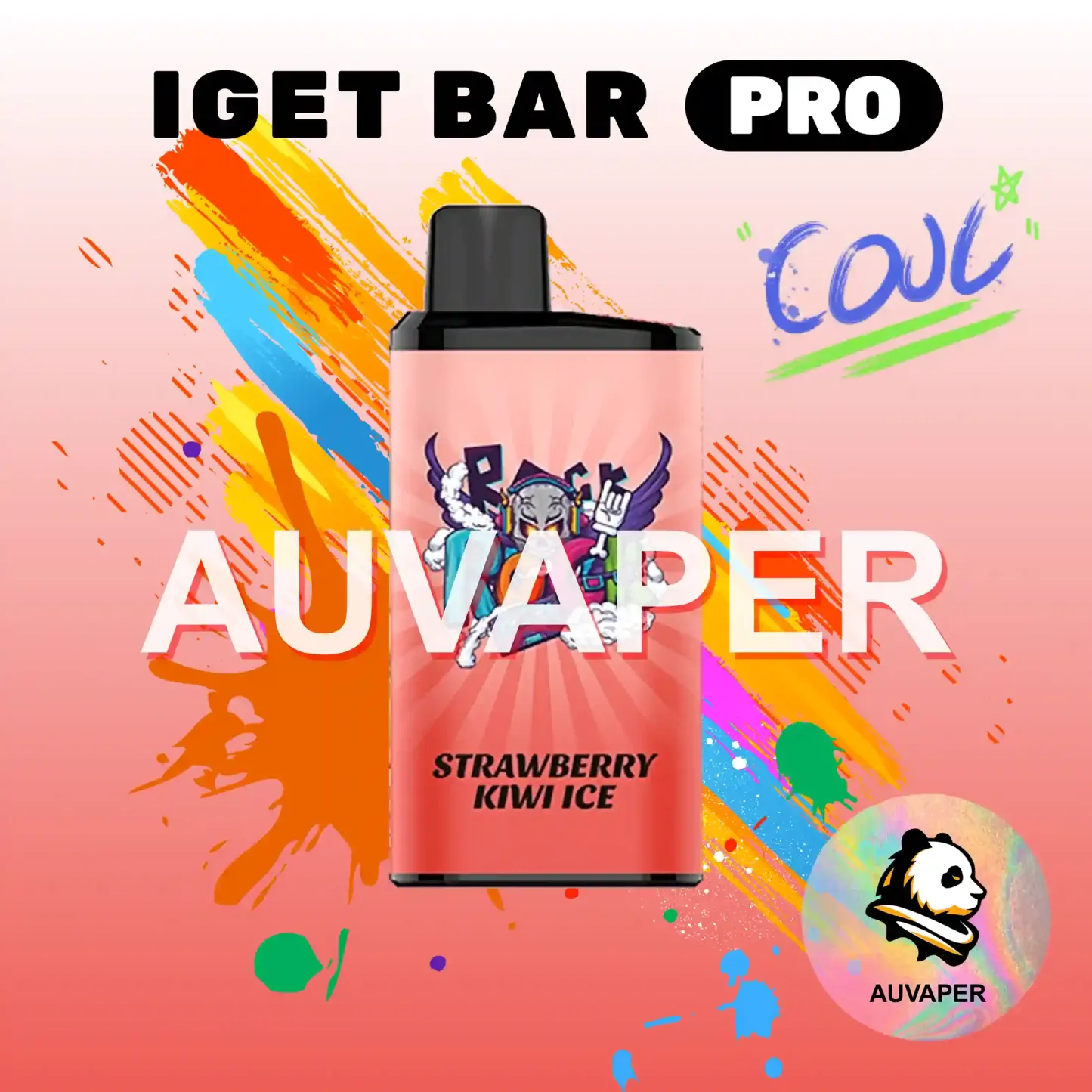 Strawberry Kiwi Ice Iget Bar Pro-AUVAPER