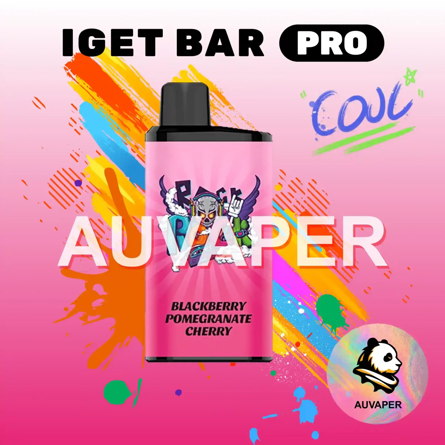 Blackberry Pomegranate Cherry Iget Bar Pro-AUVAPER