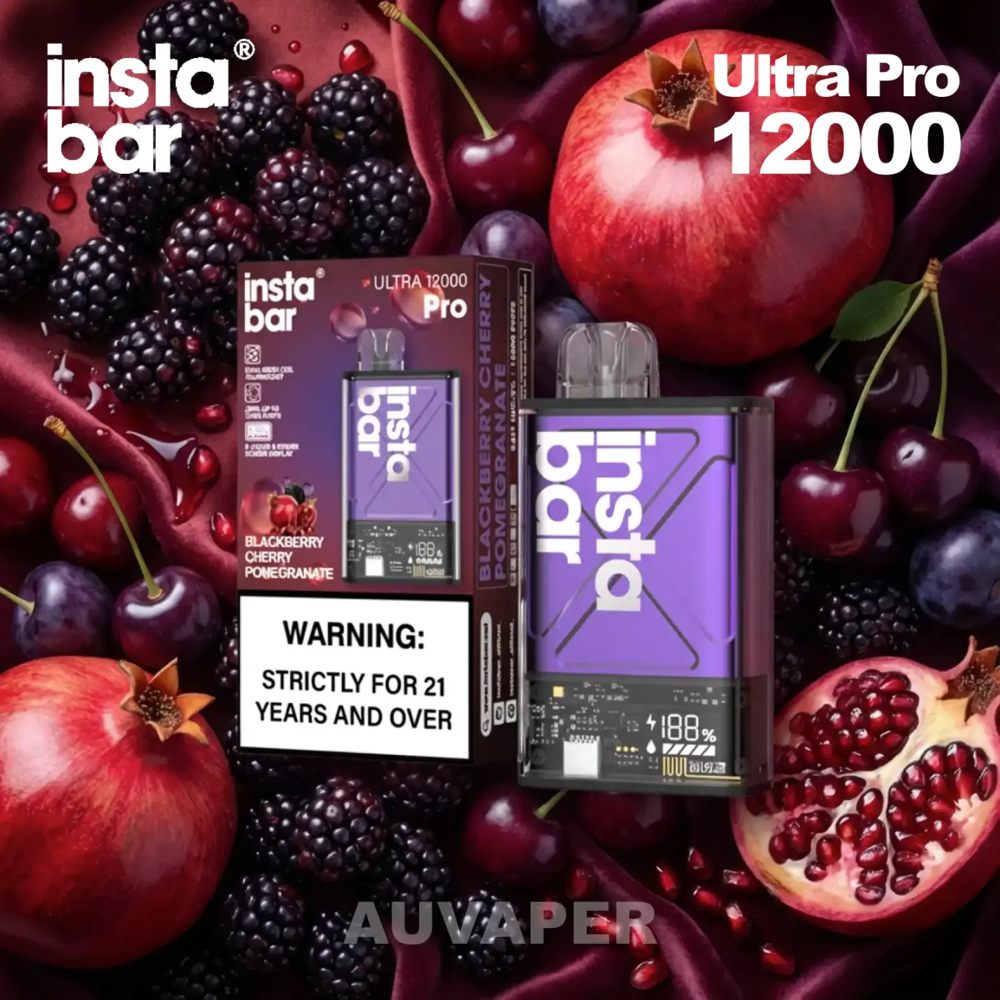 Blackberry Cherry Pomegranate InstaBar Ultra Pro
