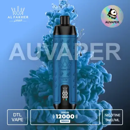 Blueberry Gum AL FAKHER Crown Bar-AUVAPER