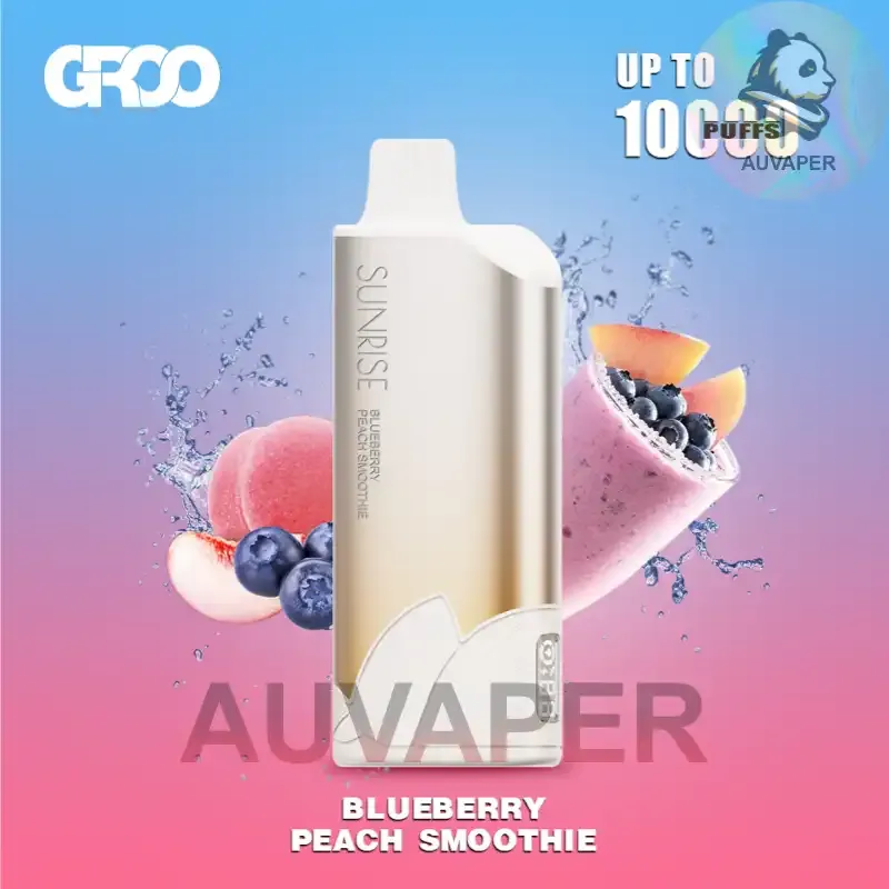 Blueberry Peach Smoothie GROO SUNRISE