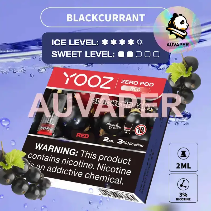  Blackcurrant Zero Pod(2per box)-AUVAPER