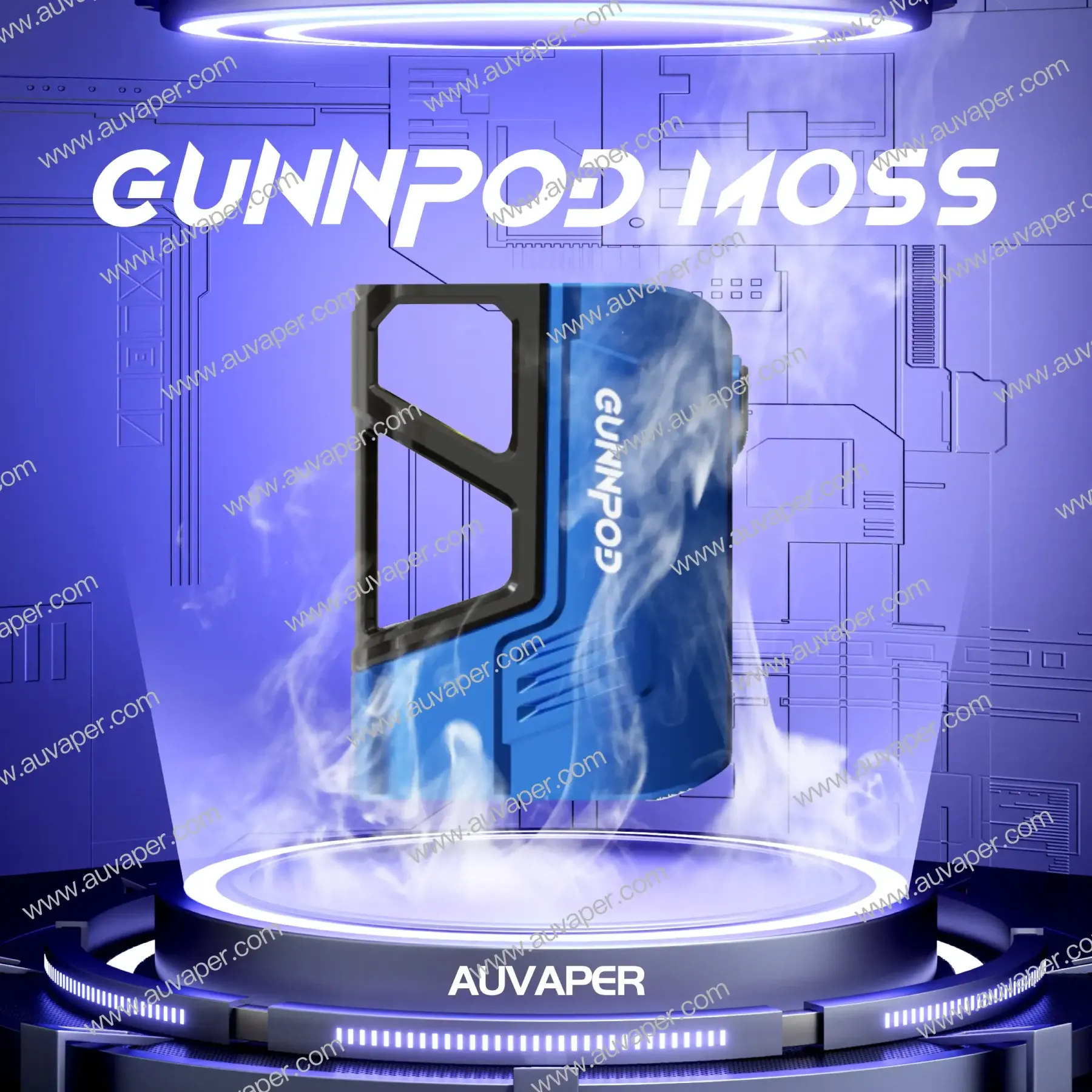 Blue Gunnpod Moss Kit[No pod]-AUVAPER