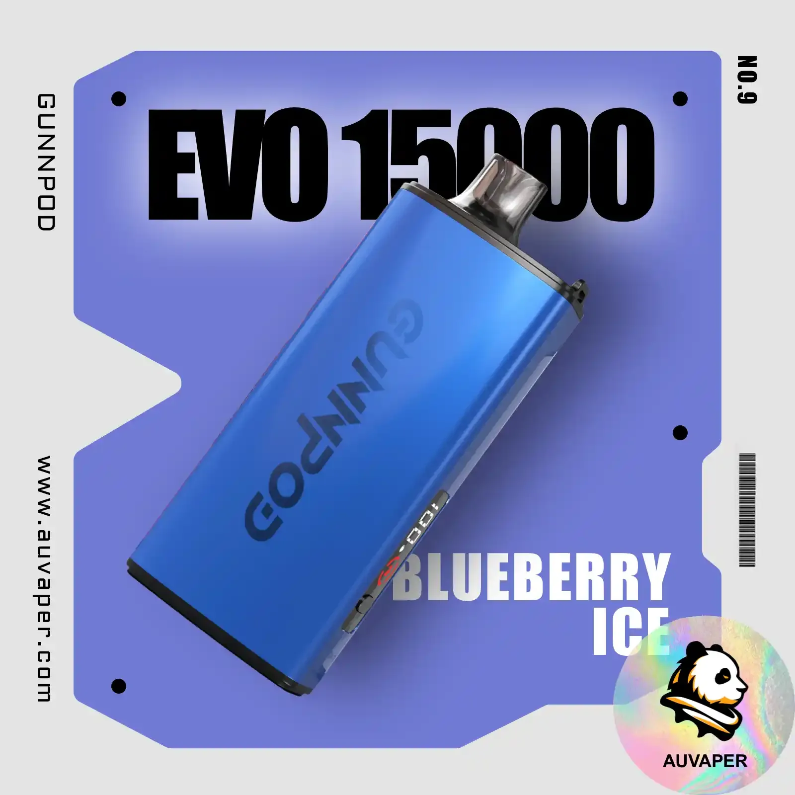Blueberry Ice Gunnpod Evo-AUVAPER