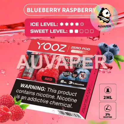  Blueberry Raspberry Zero Pod(2per box)-AUVAPER
