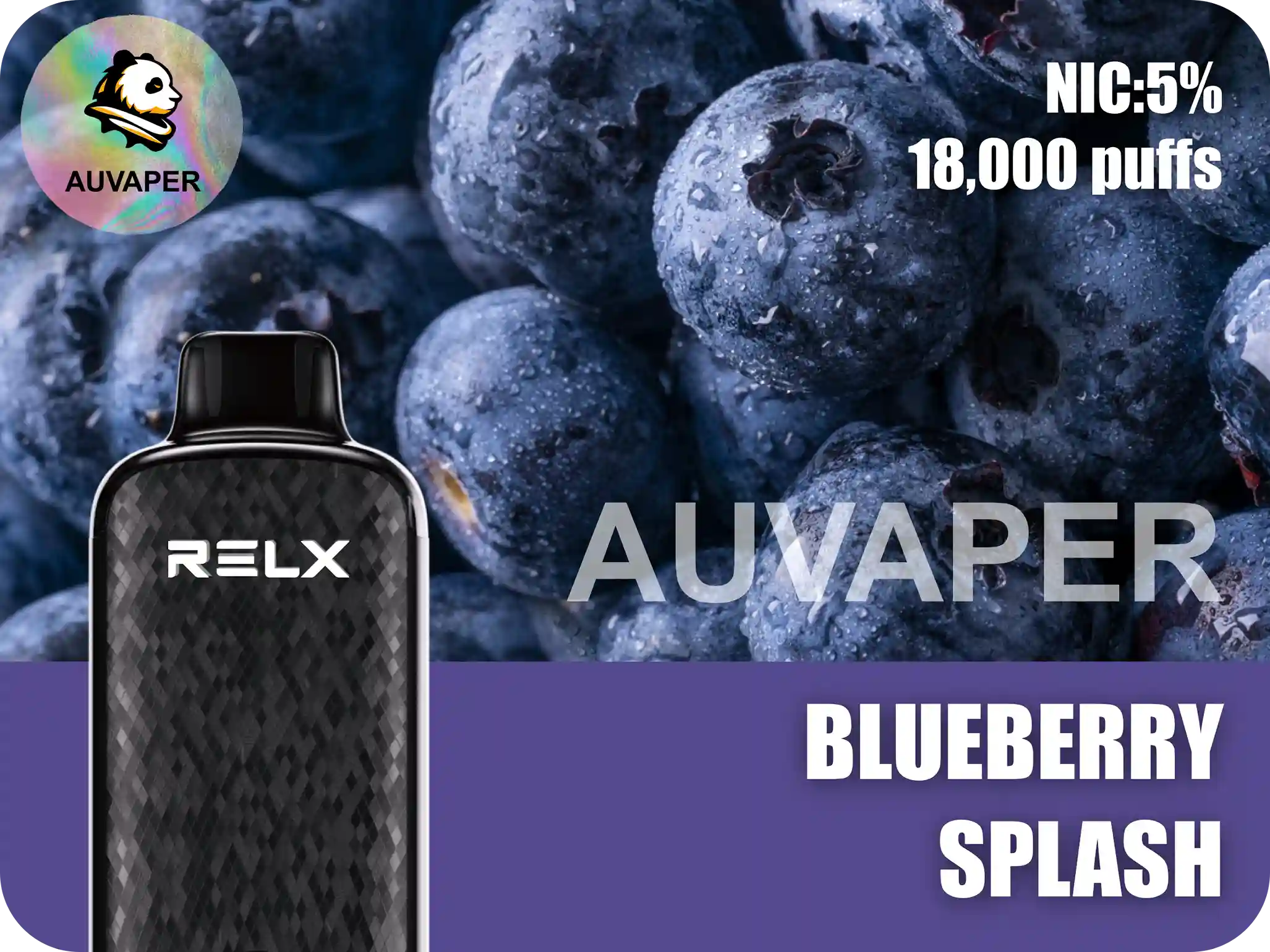 Blueberry Splash Relx Sparta-AUVAPER