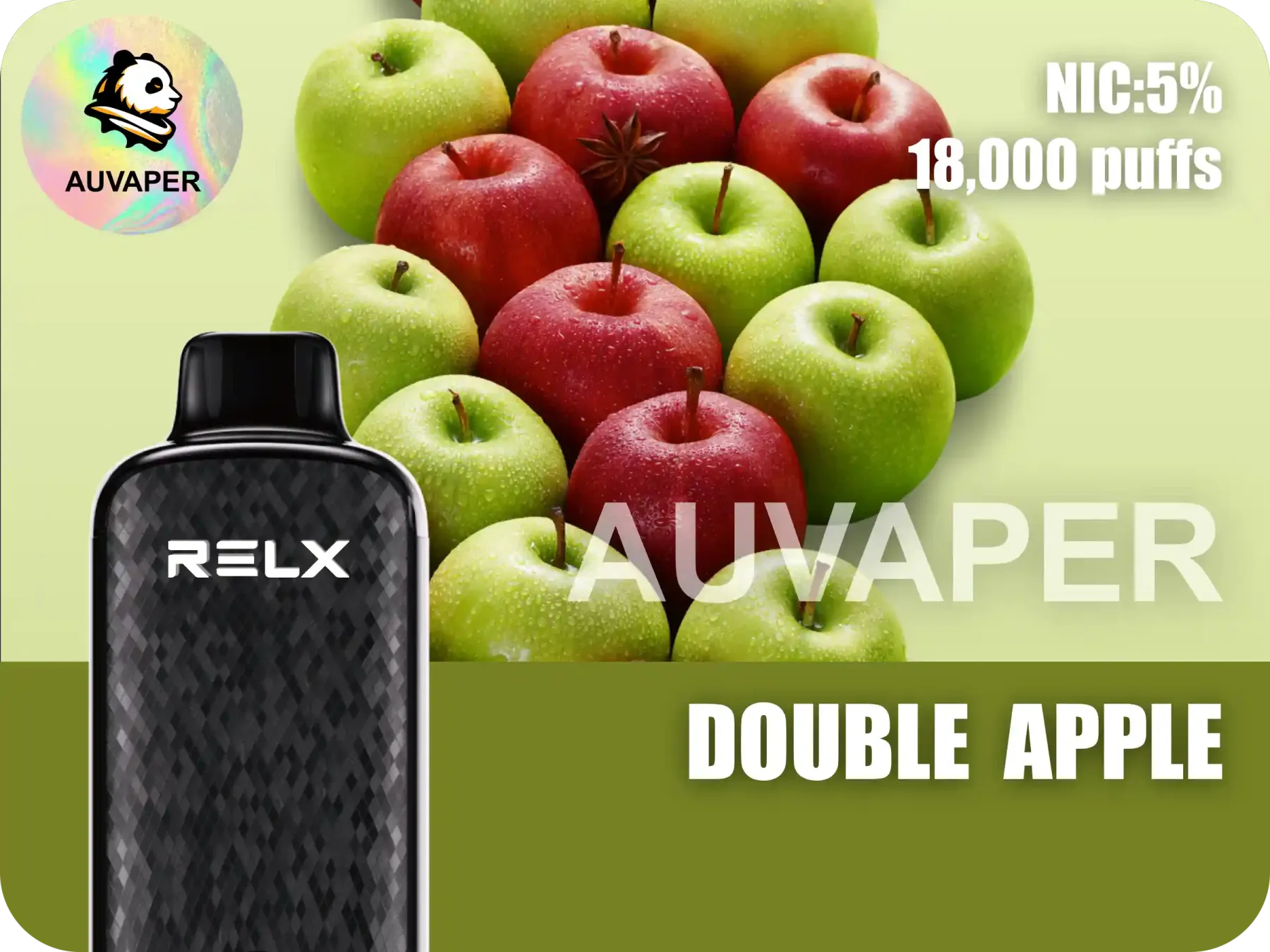 Double Apple Relx Sparta-AUVAPER