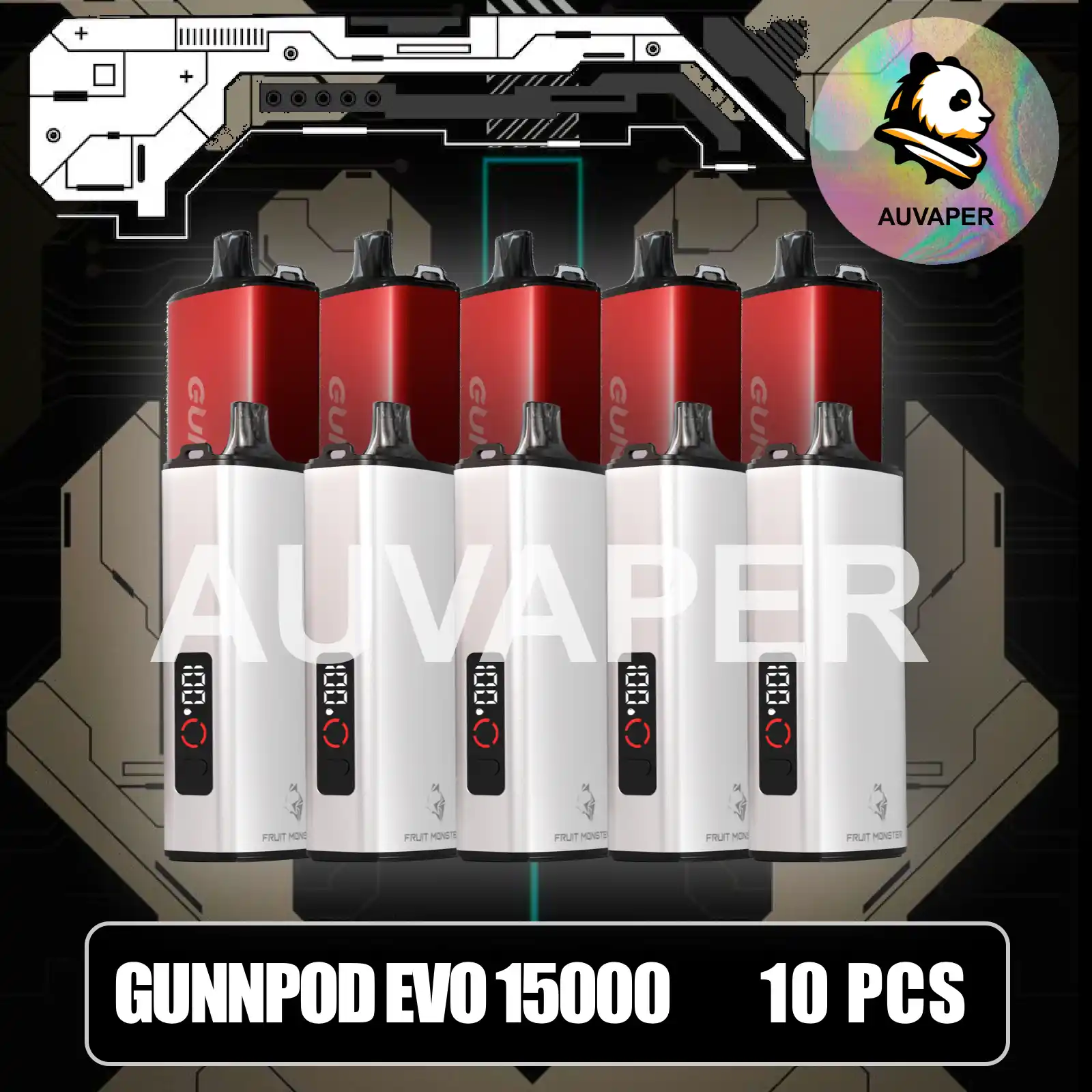GUNNPOD EVO 10pcs-AUVAPER