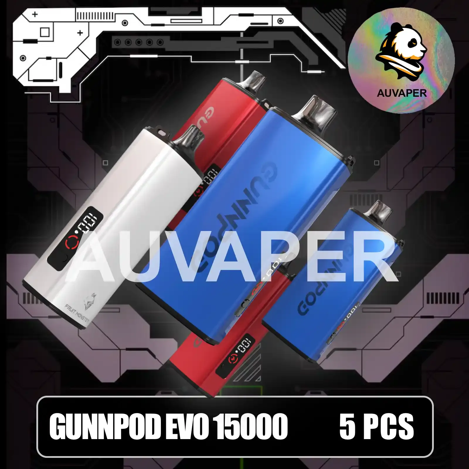 GUNNPOD EVO 5pcs-AUVAPER