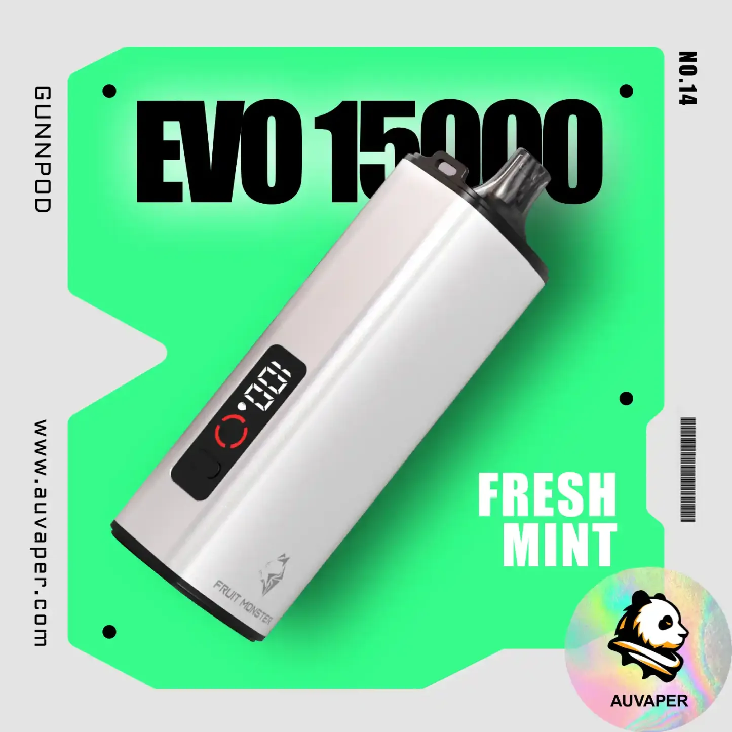Fresh Mint Gunnpod Evo-AUVAPER