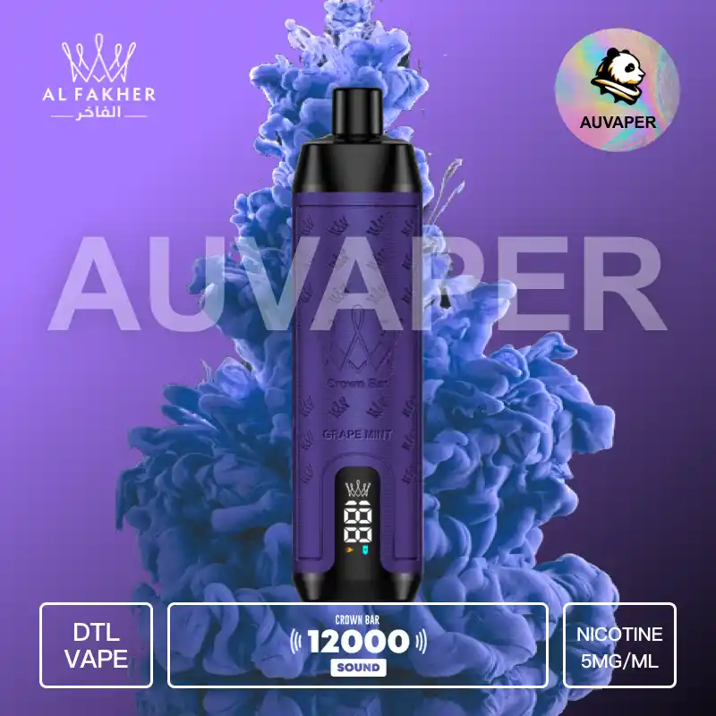 Grape Mint AL FAKHER Crown Bar-AUVAPER