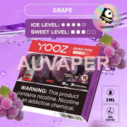  Grape Zero Pod(2per box)-AUVAPER