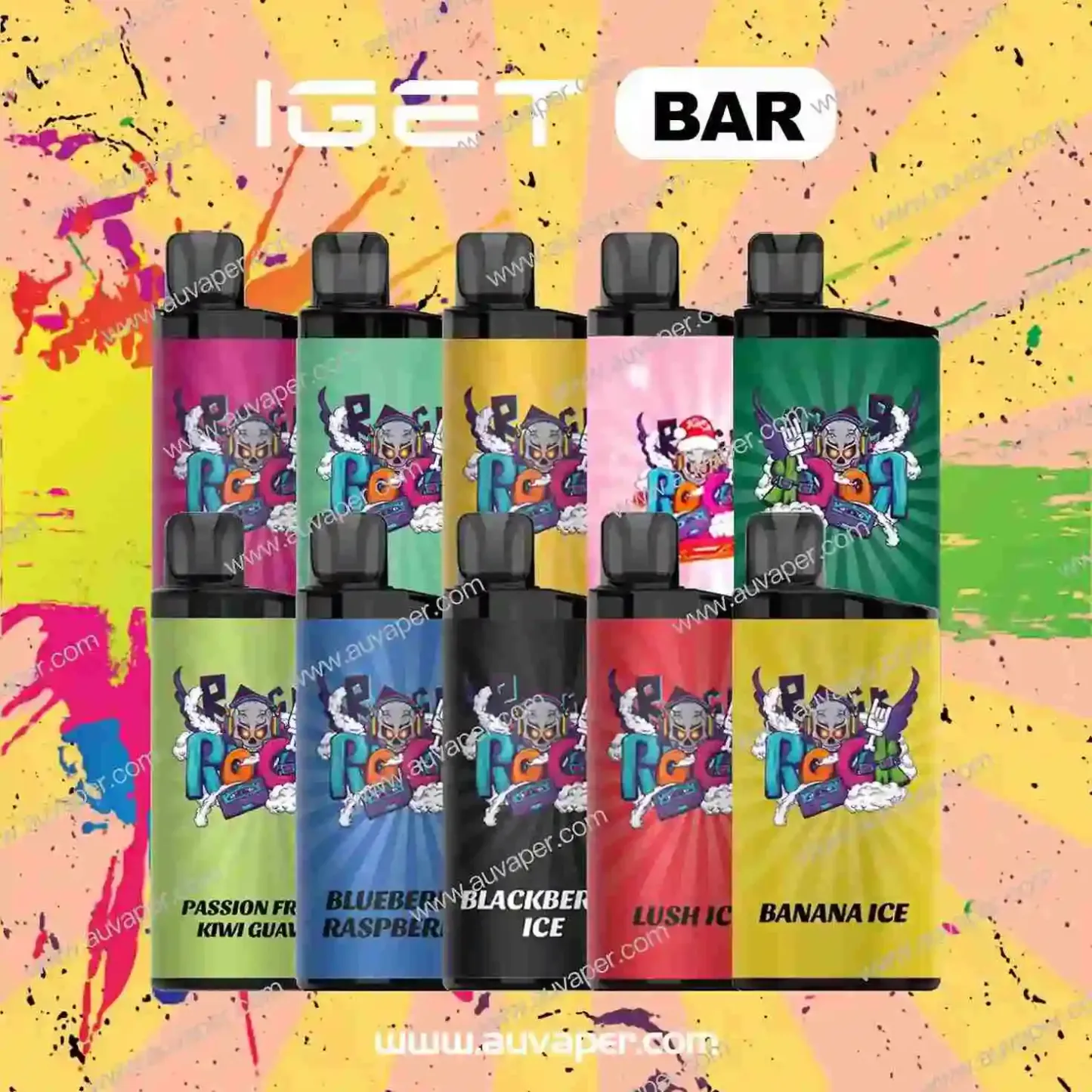 IGET BAR 10pcs-AUVAPER