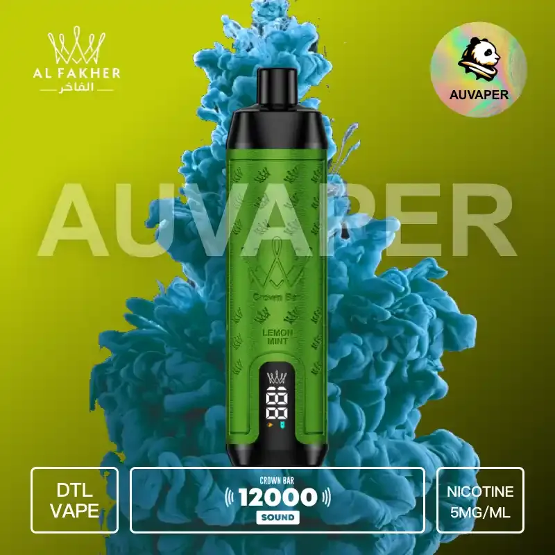 Lemon Mint AL FAKHER Crown Bar-AUVAPER