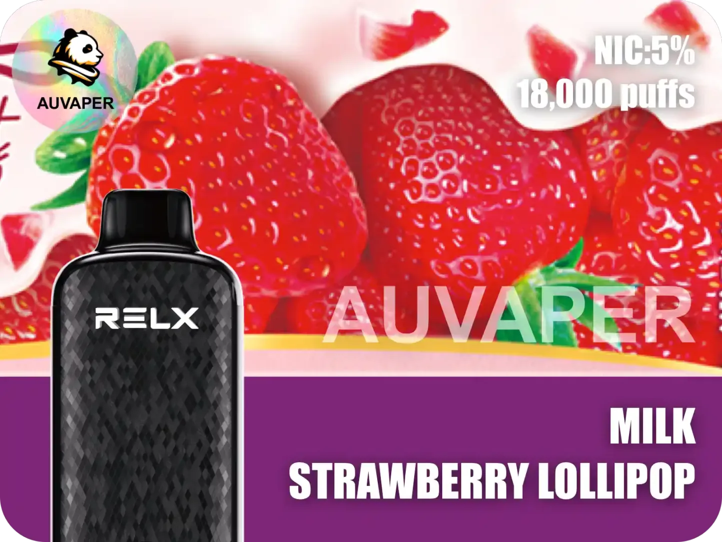 Milk Strawberry Lollipop Relx Sparta