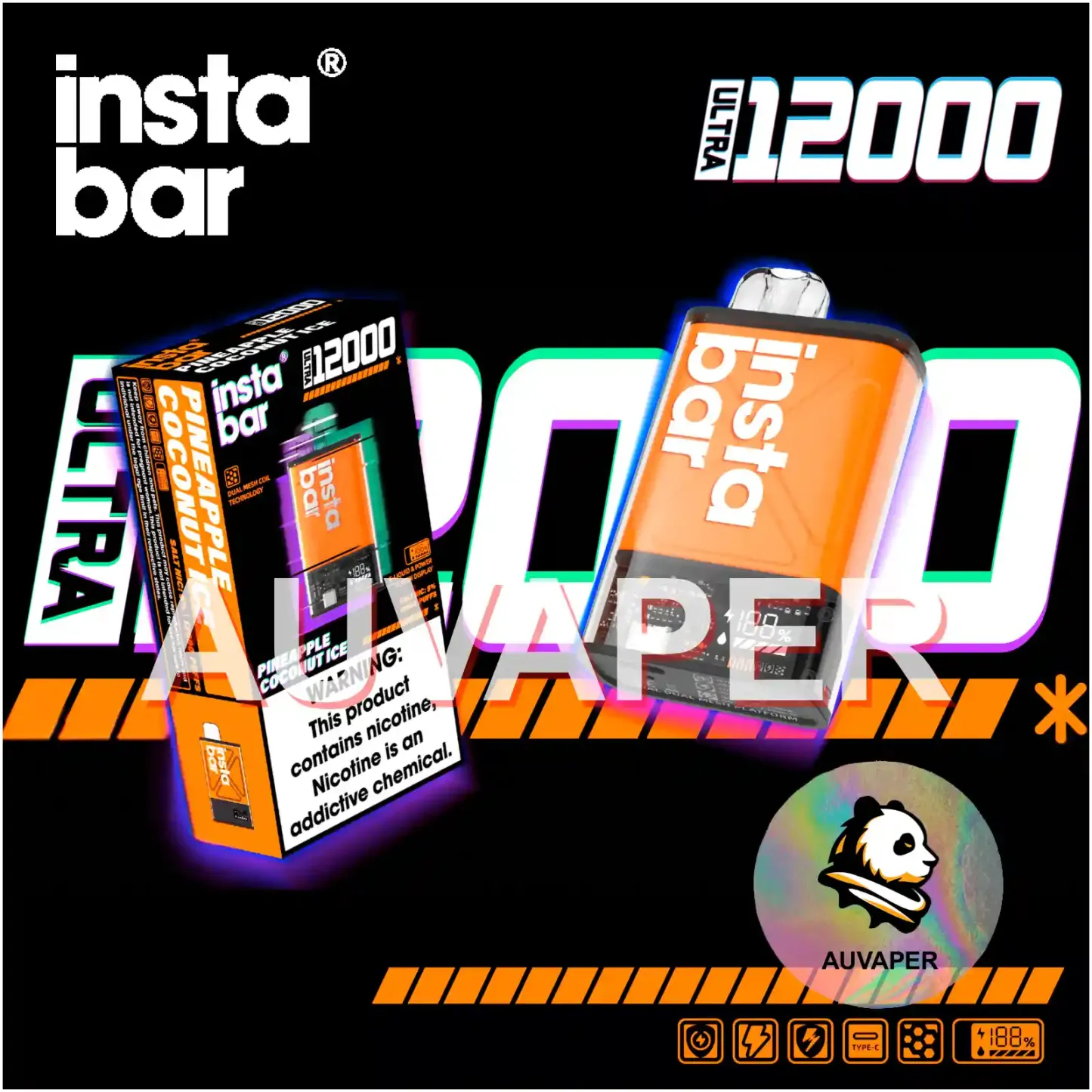 Mexico Mango lce Insta Bar Ultra-AUVAPER
