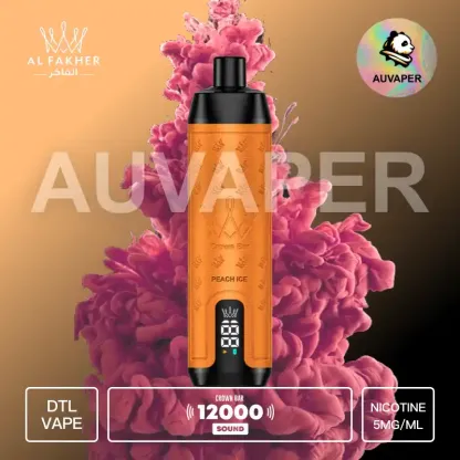 Peach Ice AL FAKHER Crown Bar-AUVAPER