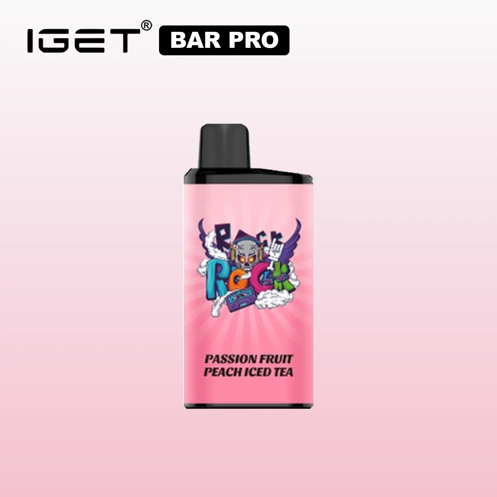 Passionfruit peach iced tea Iget Bar Pro