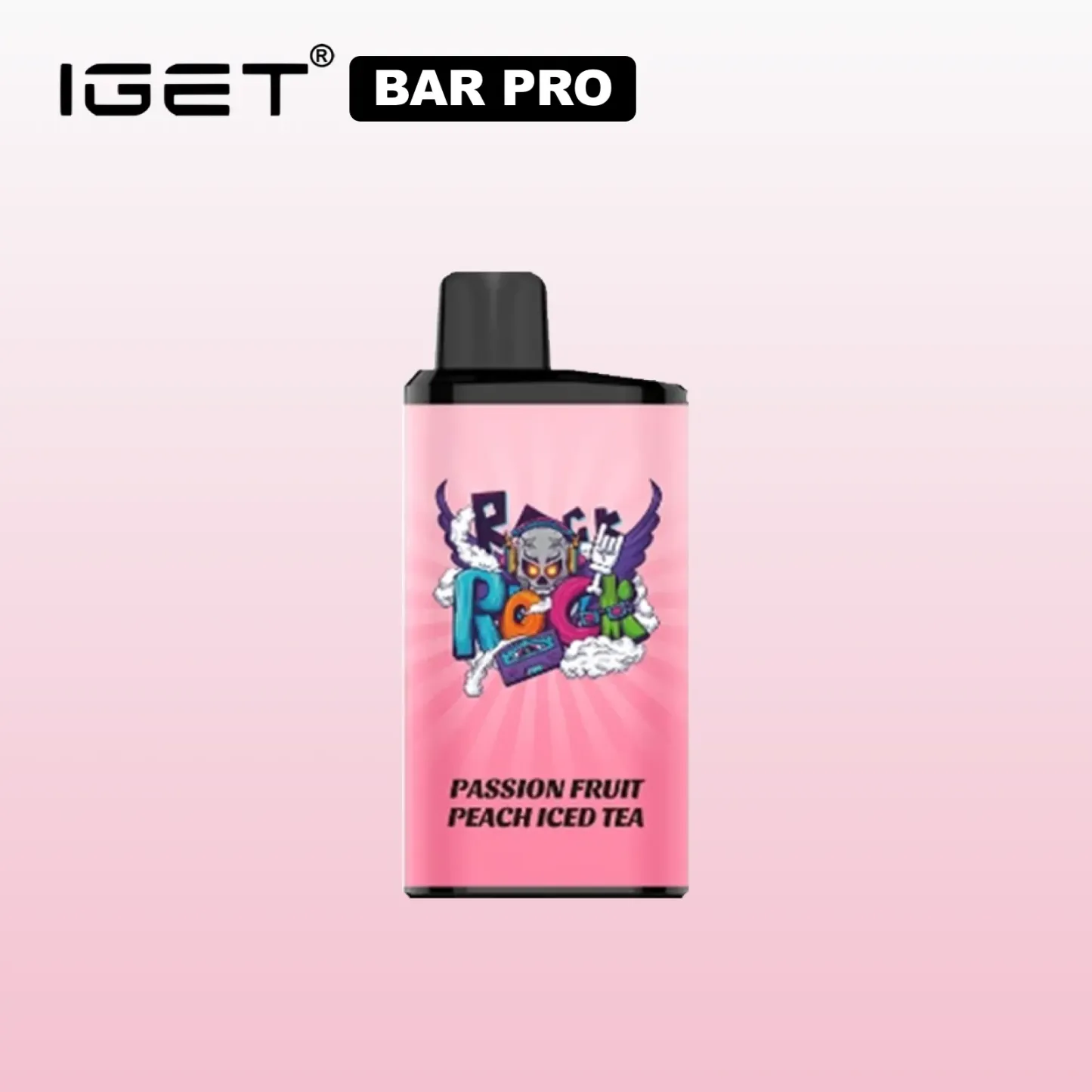 Passionfruit peach iced tea Iget Bar Pro