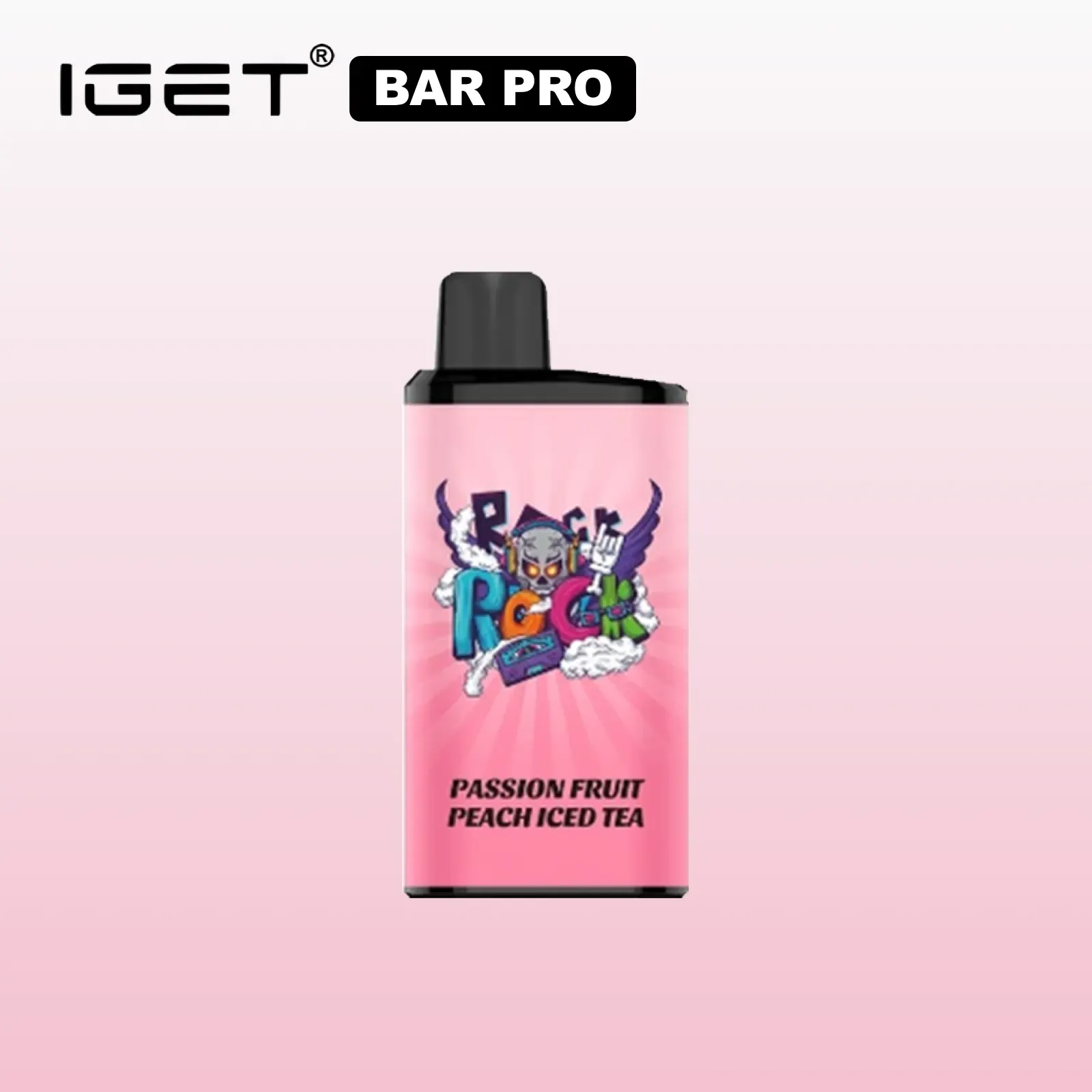 Passionfruit peach iced tea Iget Bar Pro