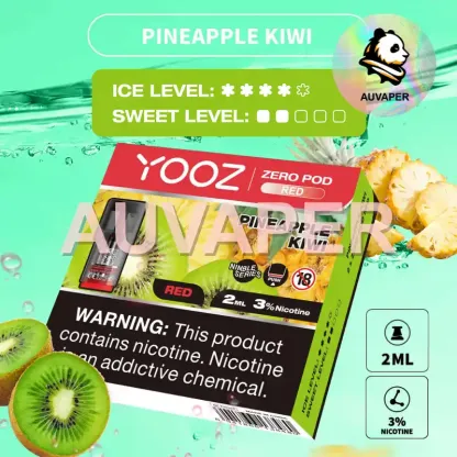  Pineapple Kiwi Zero Pod(2per box)-AUVAPER