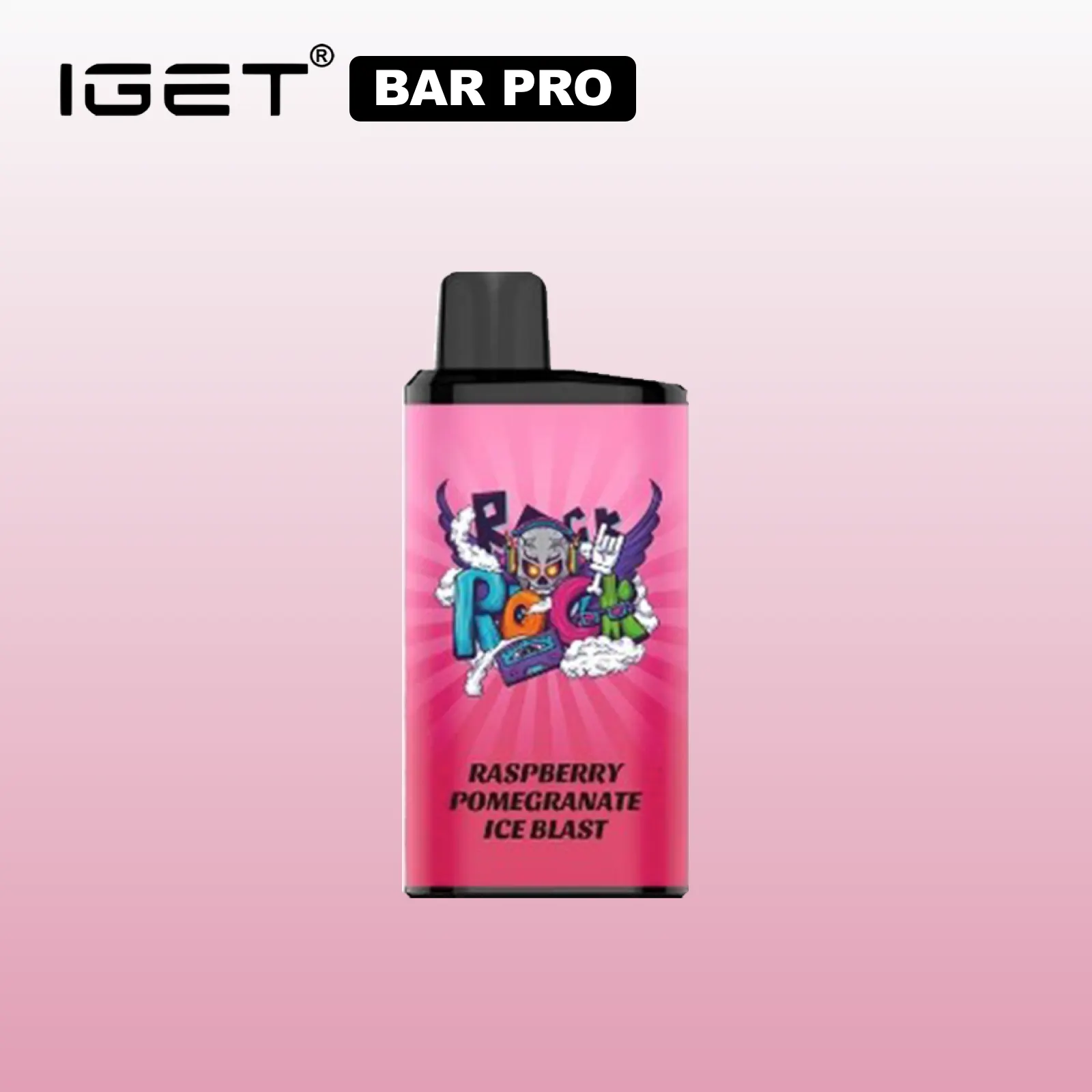 Rashberry pomegrante ice blast Iget Bar Pro