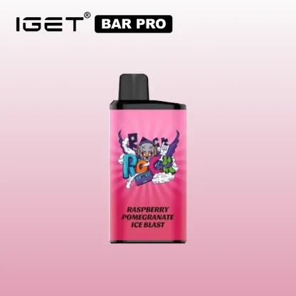 Rashberry pomegrante ice blast Iget Bar Pro