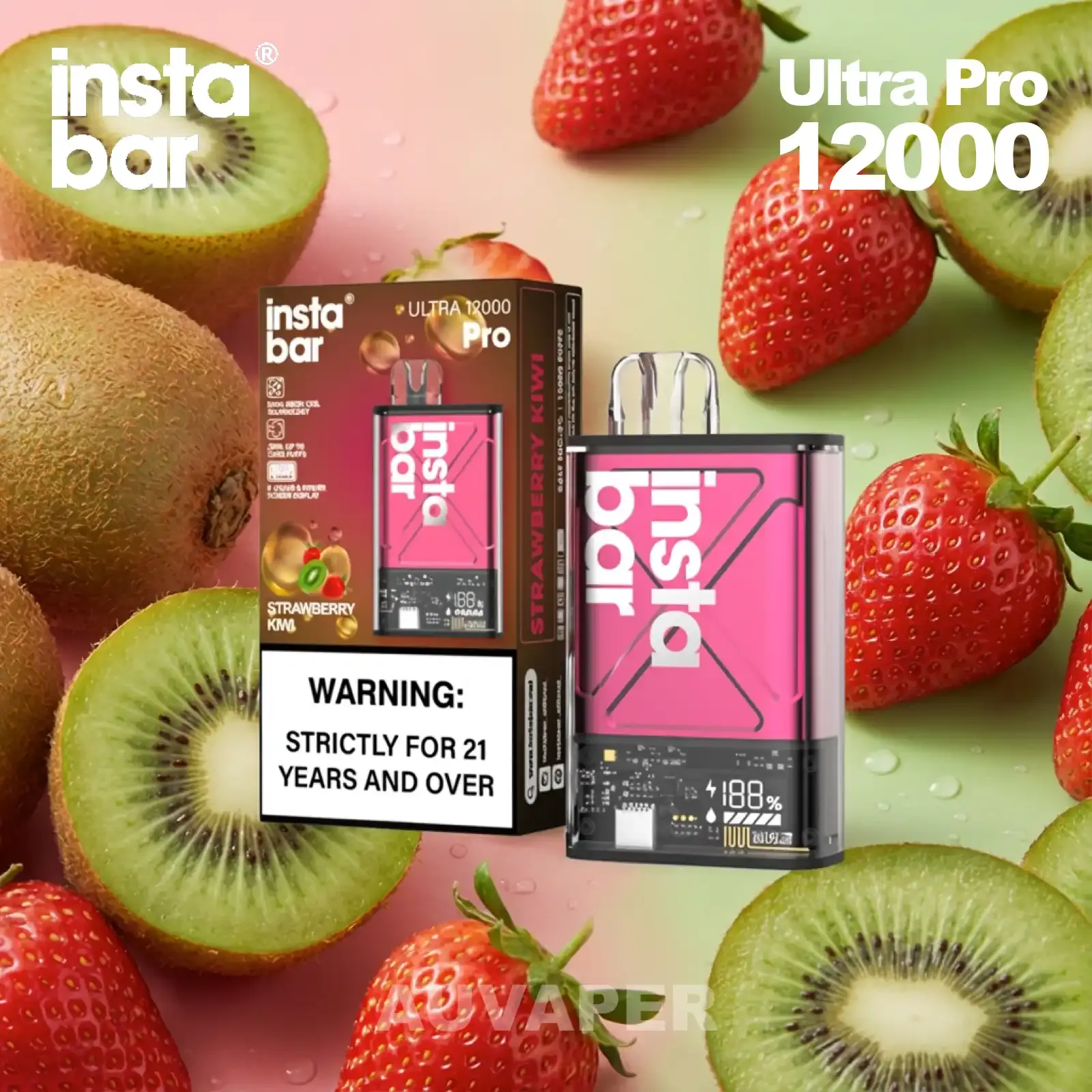 Strawberry Kiwi InstaBar Ultra Pro