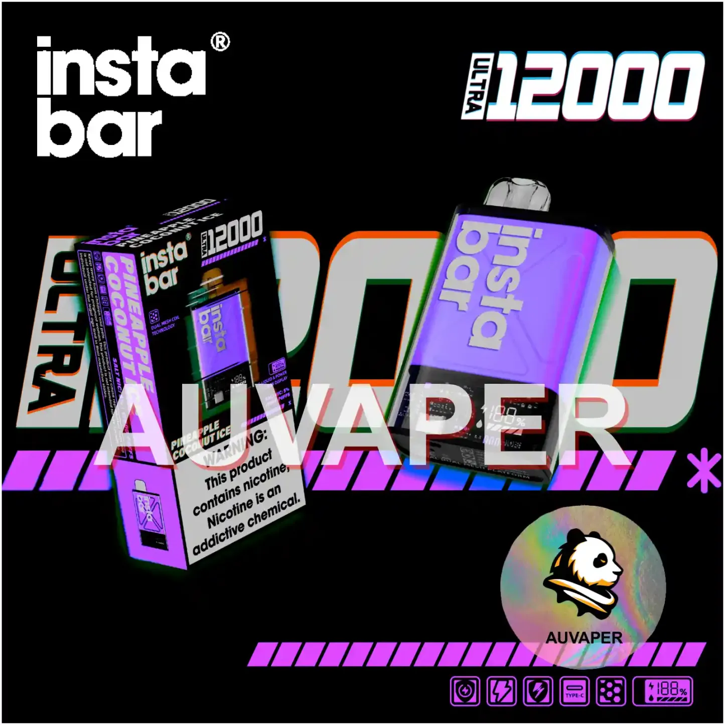 Sakura Grape Insta Bar Ultra-AUVAPER