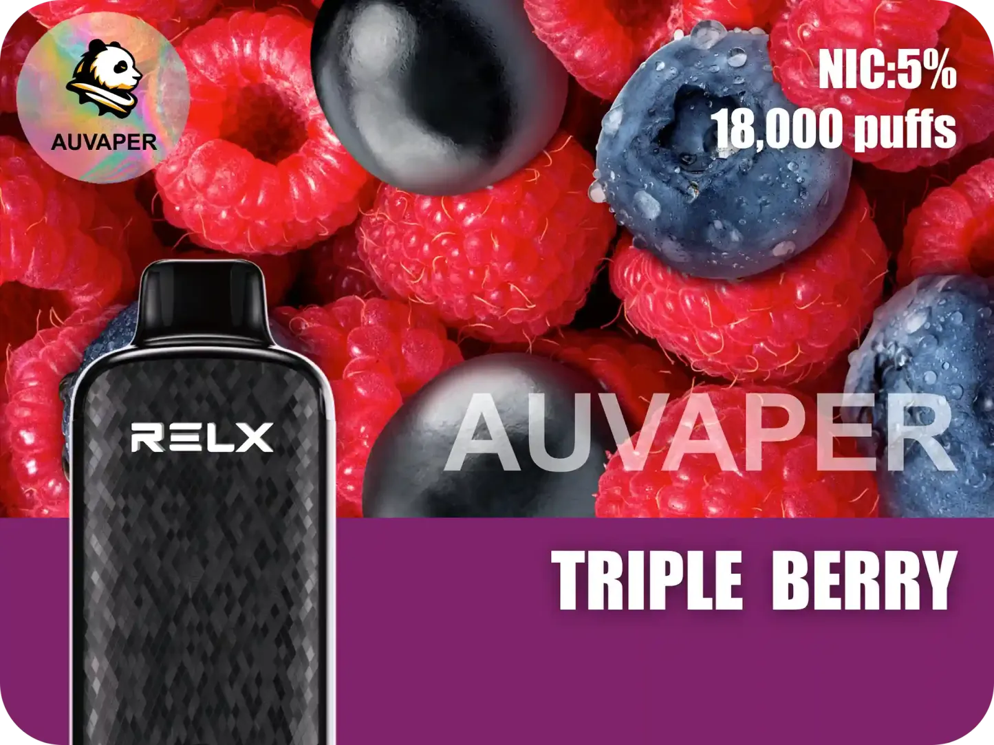 Triple Berry Relx Sparta-AUVAPER