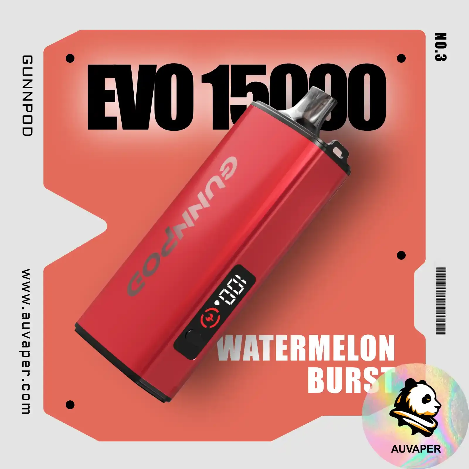 Watermelon Burst Gunnpod Evo-AUVAPER